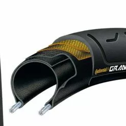 Continental Reifen Grand Prix, 28" 700x23C 23-622 Schwarz/schwarz Skin