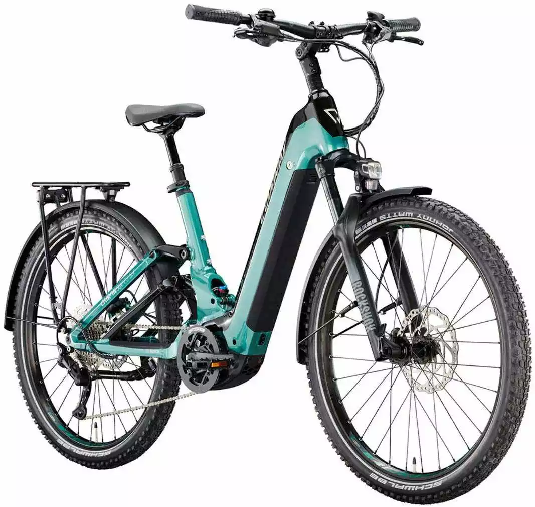Conway Cairon SUV FS 5.7 625 Moos Metallic / Platin Matt E-Bike Fully Mountainbike Tiefeinsteiger – Bild 2
