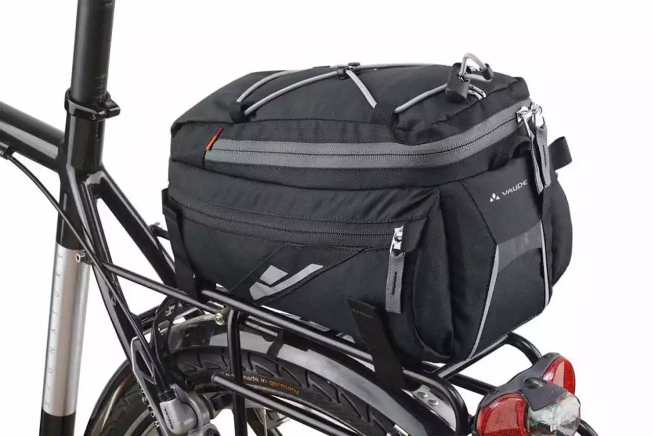 VAUDE Silkroad M - Black - Gepäckträgertasche – Bild 2