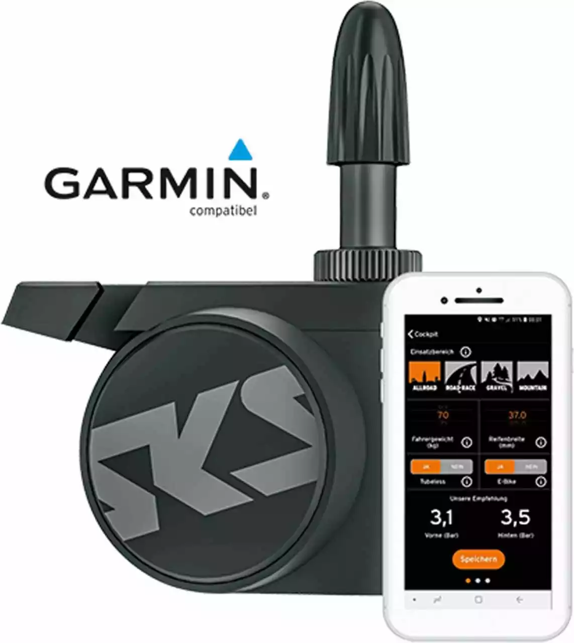 SKS Airspy SV 2er Set Reifendruckkontrollsystem Sclaverand