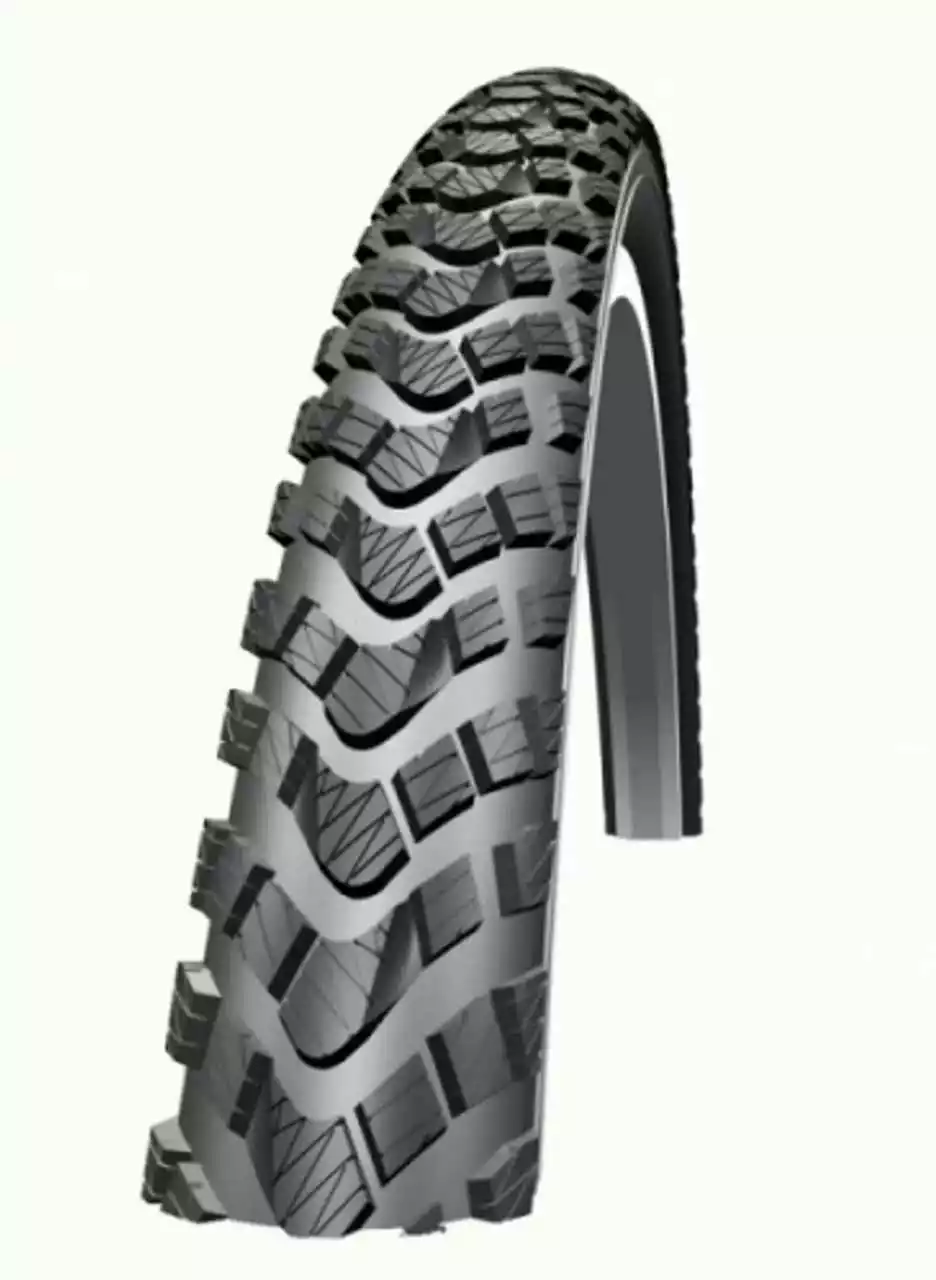 Schwalbe Fahrradreifen Marathon Extreme DD, 26 X 2.00" Schwarz Reflex