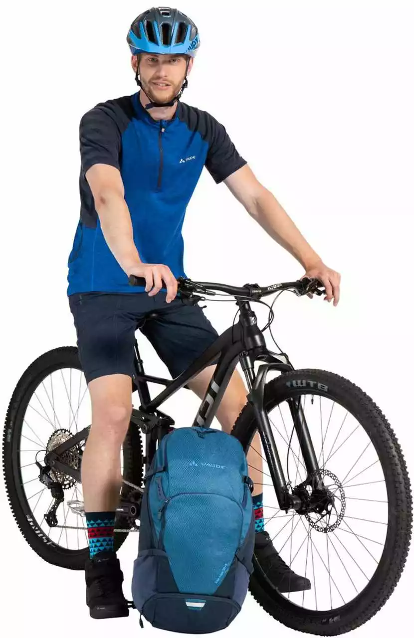 Vaude Bike Alpin 25+5 Fahrradrucksack, Salsa – Bild 6