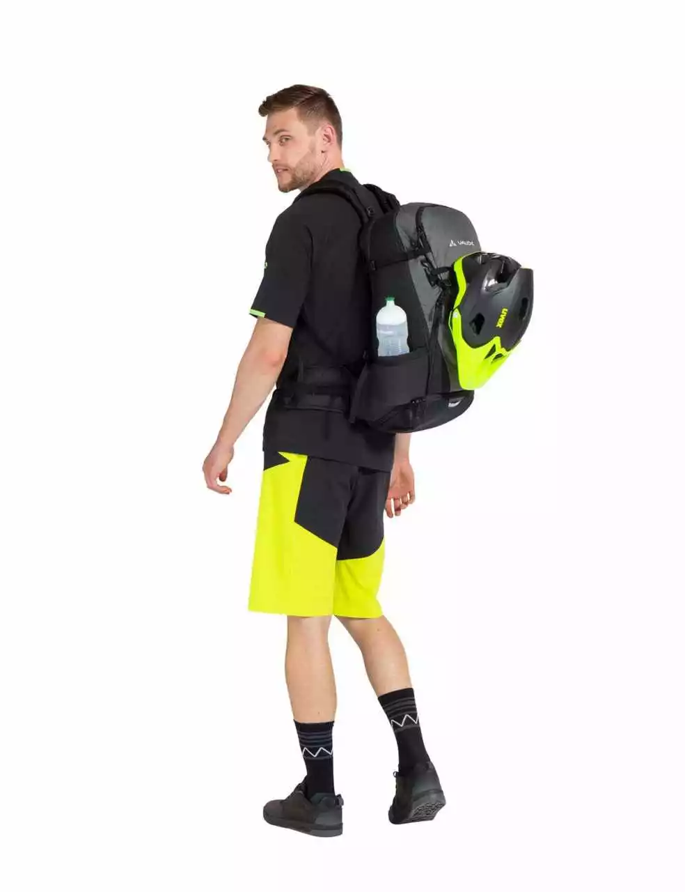 Vaude Bike Alpin 32+5 Fahrradrucksack, Black – Bild 3