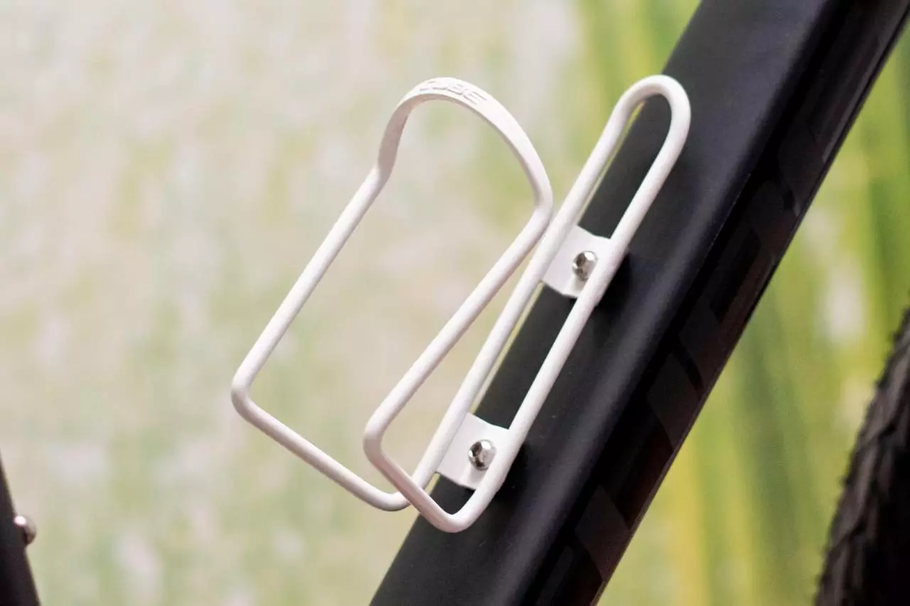 Cube Flaschenhalter HPA Glossy White – Bild 2