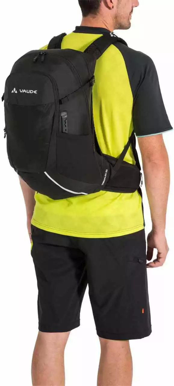 Vaude Tremalzo 22 Fahrradrucksack - Black – Bild 3