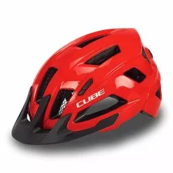 Cube Helm STEEP Glossy Red