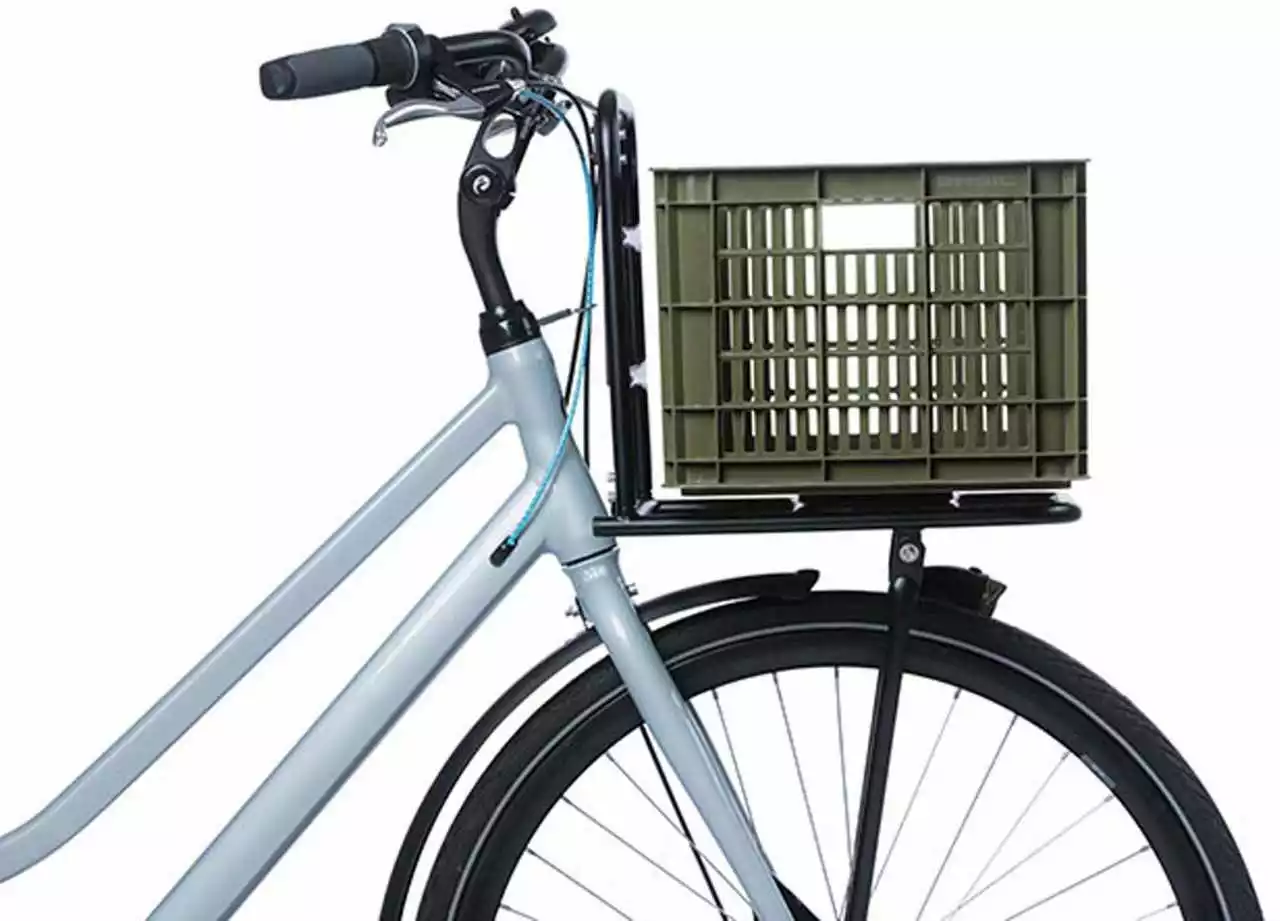 Basil Fahrradkasten Crate L 40 Liter, Grün – Bild 5