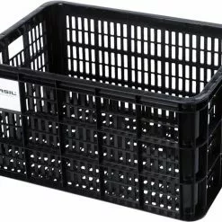 Basil Fahrradkasten Crate L 40 Liter, Schwarz