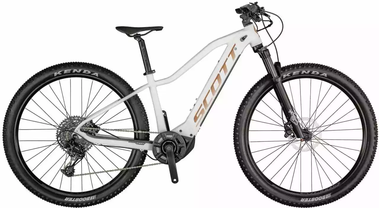 Scott Contessa Active ERIDE 910 Pearl White / Pink E-Bike Hardtail Mountainbike Damen