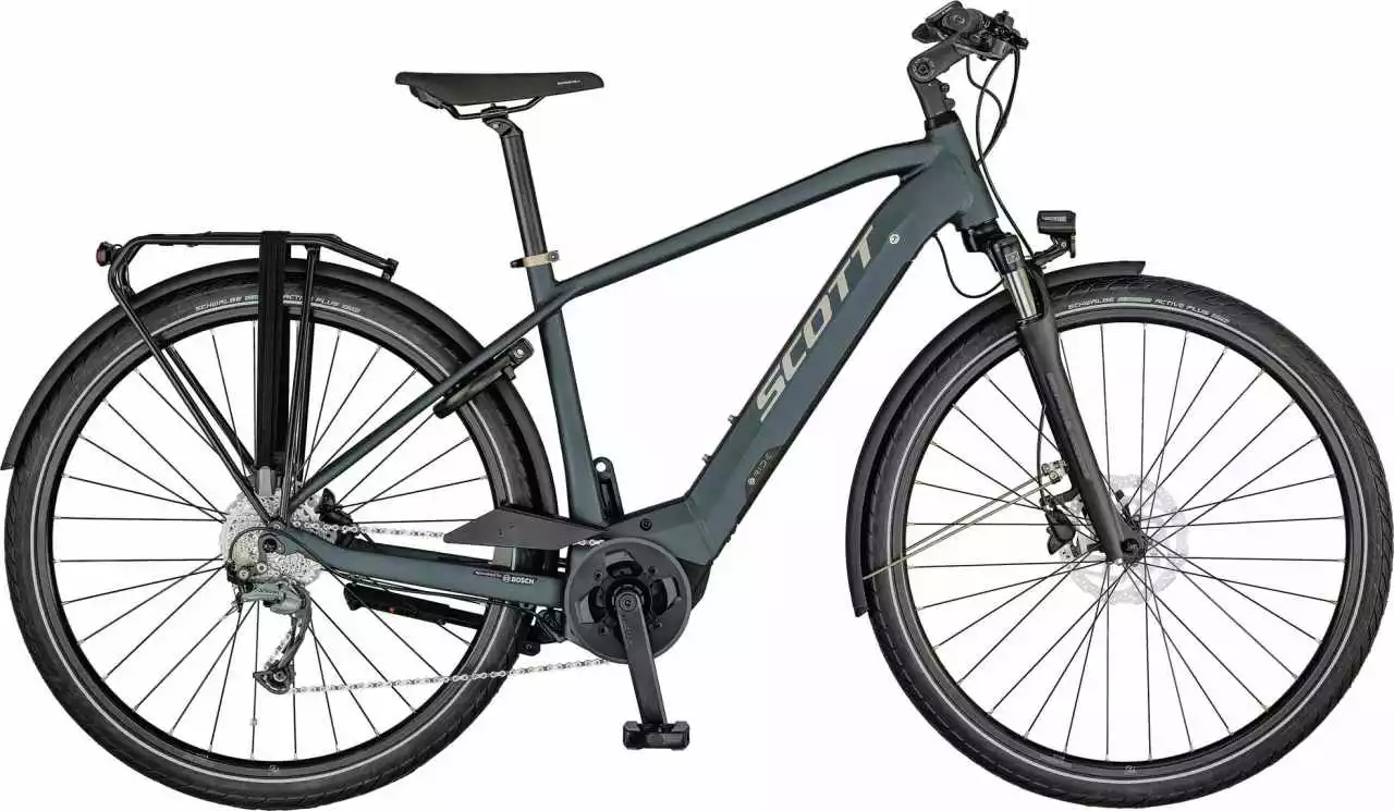 Scott Sub Tour ERIDE 20 Men Petrol Blue / Gloss Metal Beige / Black E-Bike Trekkingrad Herren