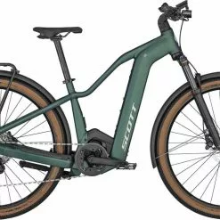 Scott Axis ERIDE EVO Tour Lady Prism Green / Light Blue E-Bike Hardtail Mountainbike Trekkingrad