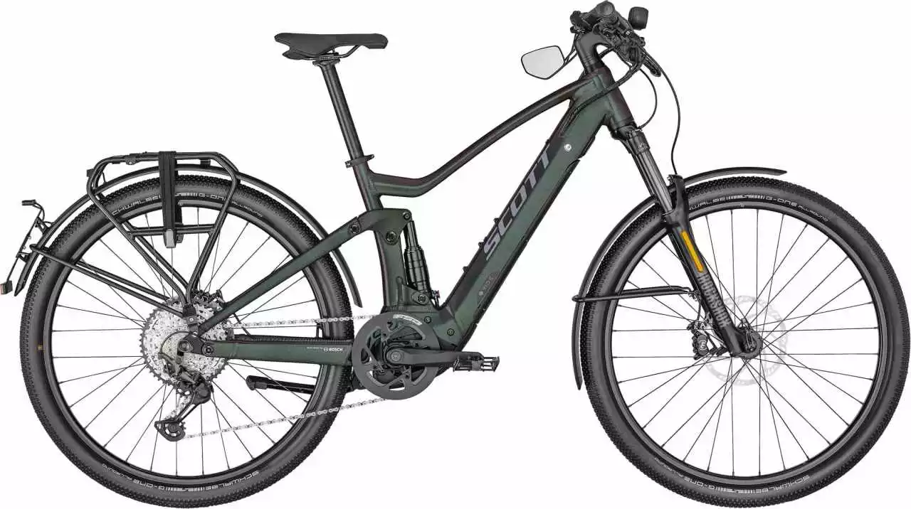 Scott Axis ERIDE FS Speed Iridium Black / Reflective Silver E-Bike Fully Mountainbike Trekkingrad