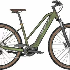 Scott Sub Cross ERIDE 10 Lady Beetle Green / Titanium Flash E-Bike Crossrad Damen
