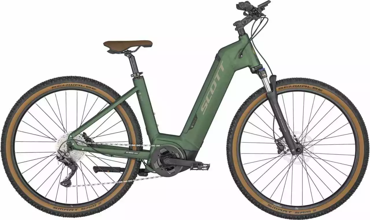 Scott Sub Cross ERIDE 10 Unisex Malachite Green E-Bike Crossrad Tiefeinsteiger