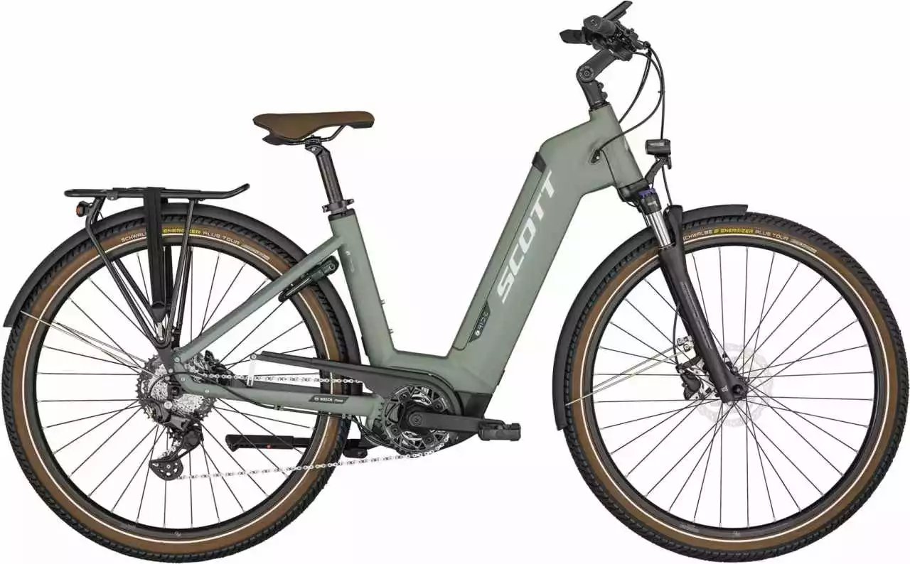 Scott Sub Sport ERIDE 20 Unisex Highland Green E-Bike Trekkingrad Tiefeinsteiger