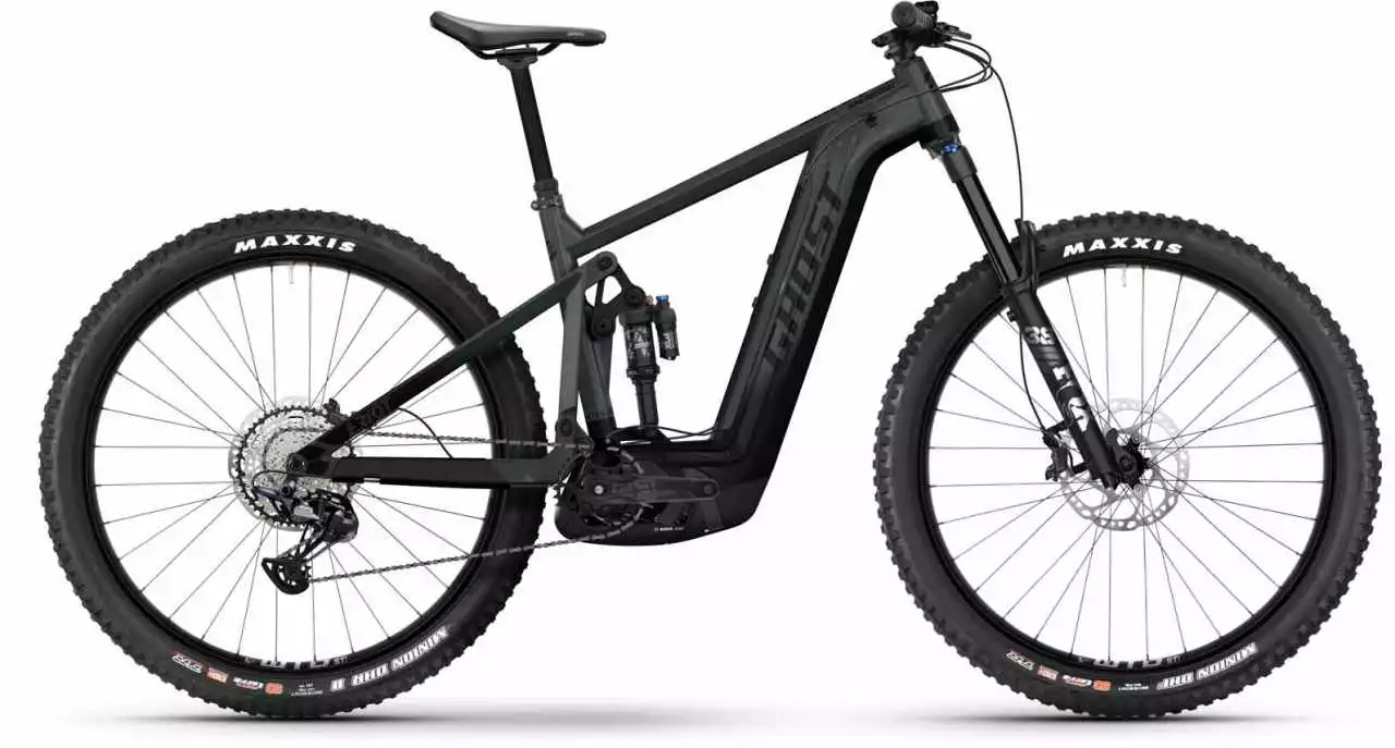 Ghost E-Riot AM Universal Dark Grey / Black E-Bike Fully Mountainbike