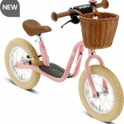 Puky LR XL Br Classic Retro-rosé XL Mit Luftbereifung, Bremse, Glocke Und Lenkerkorb