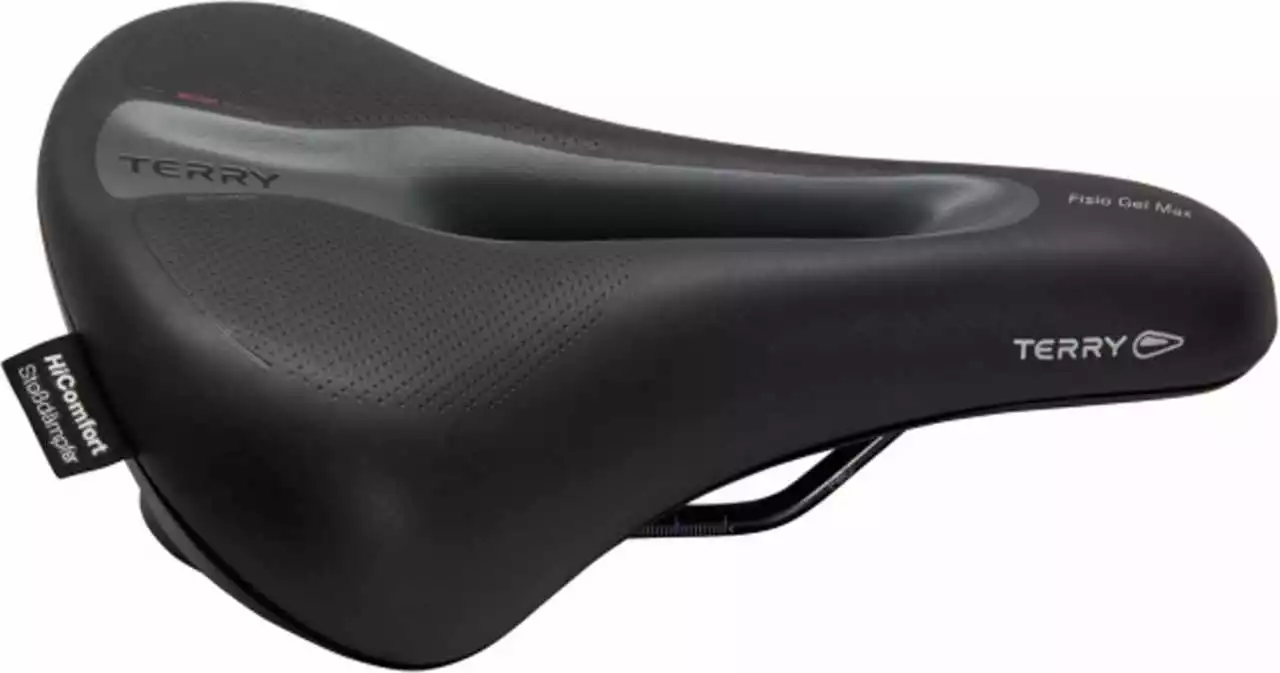 Terry Trekking Sattel Fisio Flex Gel Max Women, Schwarz