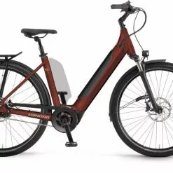Winora Sinus N5f I625Wh Maroonred Matt E-Bike Trekkingrad Tiefeinsteiger