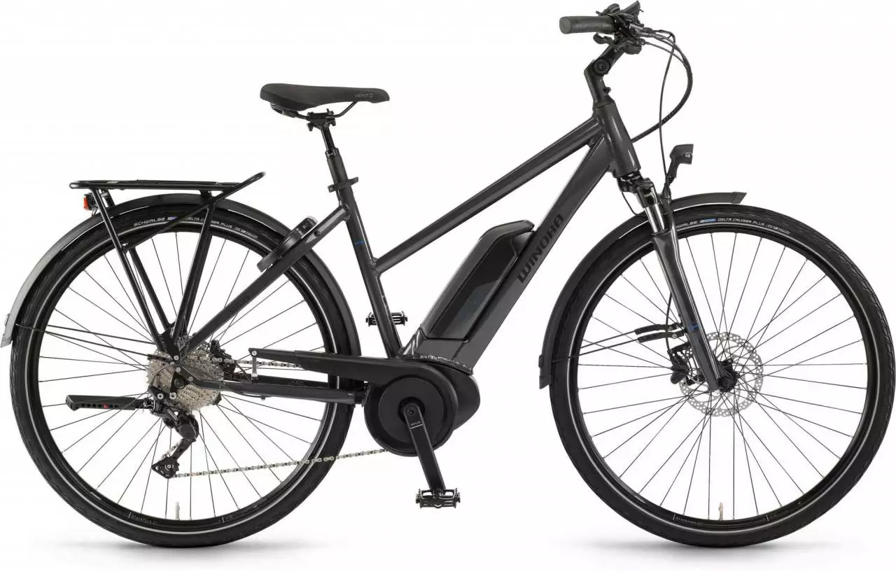 Winora Sinus Tria 10 500Wh Graphit E-Bike, Trekkingrad
