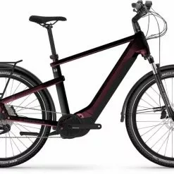 Winora Yakun X10E Darkred E-Bike Trekkingrad Herren