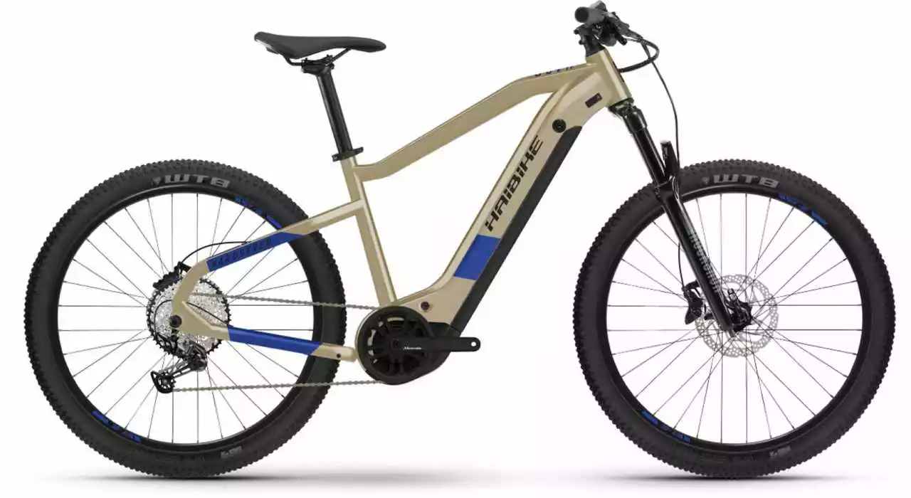 Haibike HardSeven 7 630Wh Cofee/blue E-Bike Hardtail Mountainbike