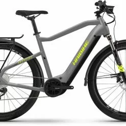 Haibike Trekking 6 Gloss Grey Neon / Ylw E-Bike Trekkingrad Herren