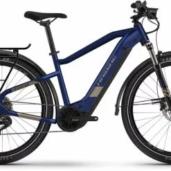 Haibike Trekking 7 I630Wh Blue/sand E-Bike Trekkingrad Herren