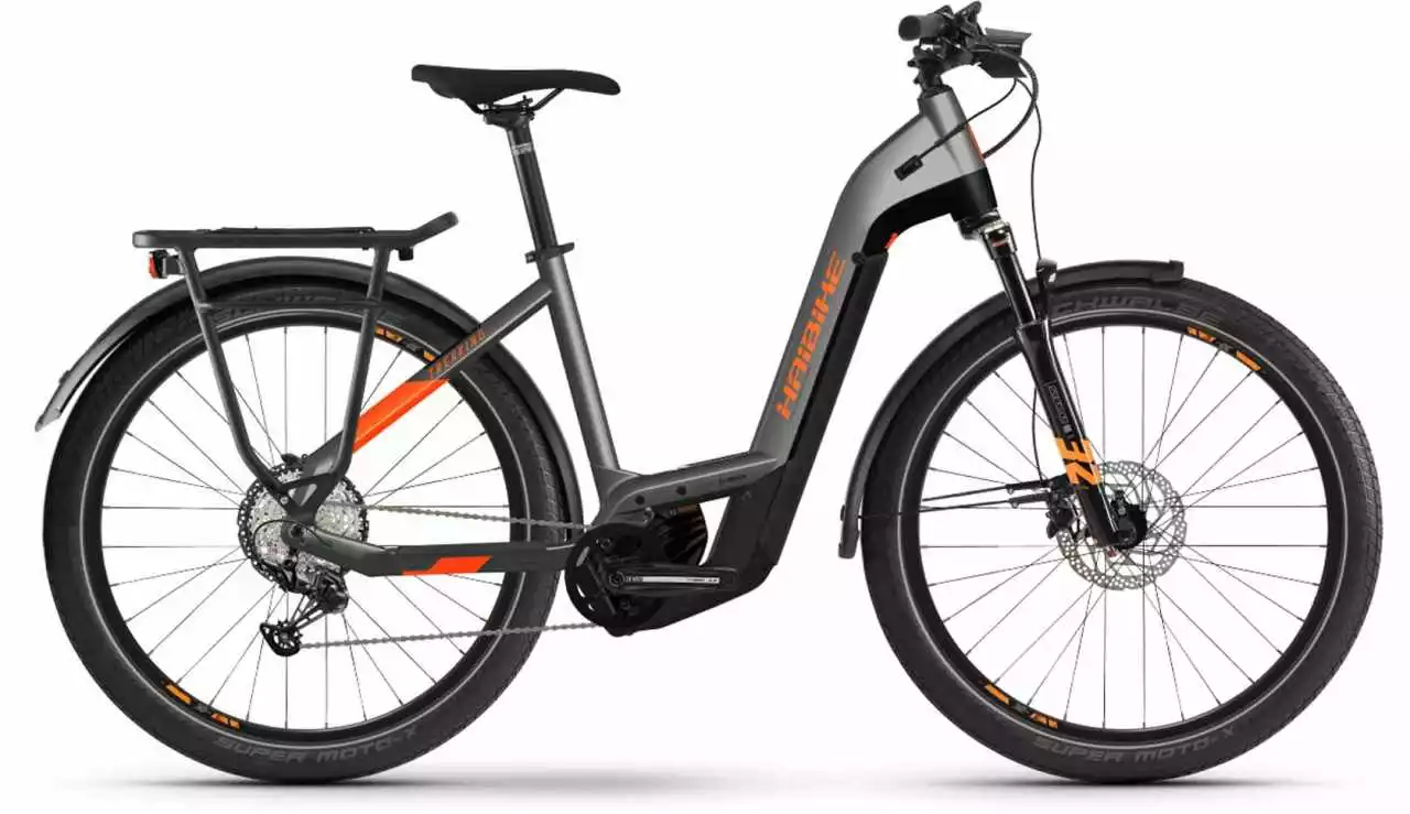 Haibike Trekking 10 I625Wh Titan/lava Matte E-Bike Trekkingrad Tiefeinsteiger