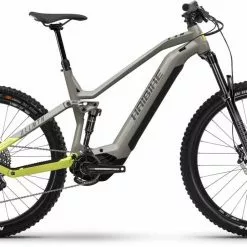 Haibike AllMtn 2 Gloss Grey Lemon Blk E-Bike Fully Mountainbike