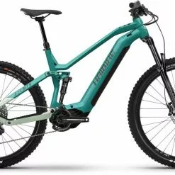 Haibike AllMtn 2 Gloss Aqua Green Blk E-Bike Fully Mountainbike