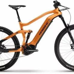 Haibike AllMtn CF 6 Gloss Matte Gorange Blk E-Bike Fully Mountainbike