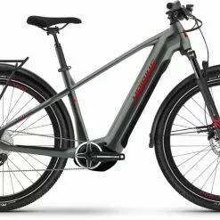 Haibike Trekking 5 Olive/red Gloss E-Bike Trekkingrad Herren