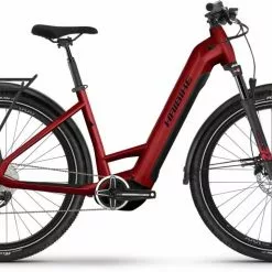 Haibike Trekking 5 Dynamite Red/black Gloss E-Bike Trekkingrad Tiefeinsteiger