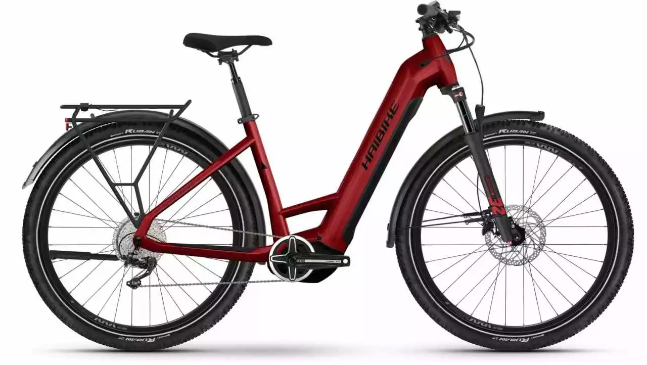 Haibike Trekking 5 Dynamite Red/black Gloss E-Bike Trekkingrad Tiefeinsteiger