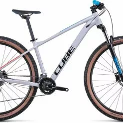 Cube Aim SL Prismagrey N Blue N Red Hardtail Mountainbike