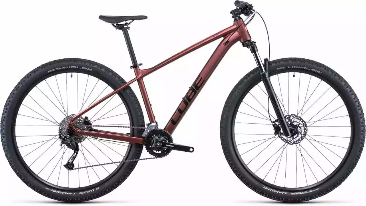 Cube Access WS Pro Rubymetal N Pink Hardtail Mountainbike Damen Lackschaden