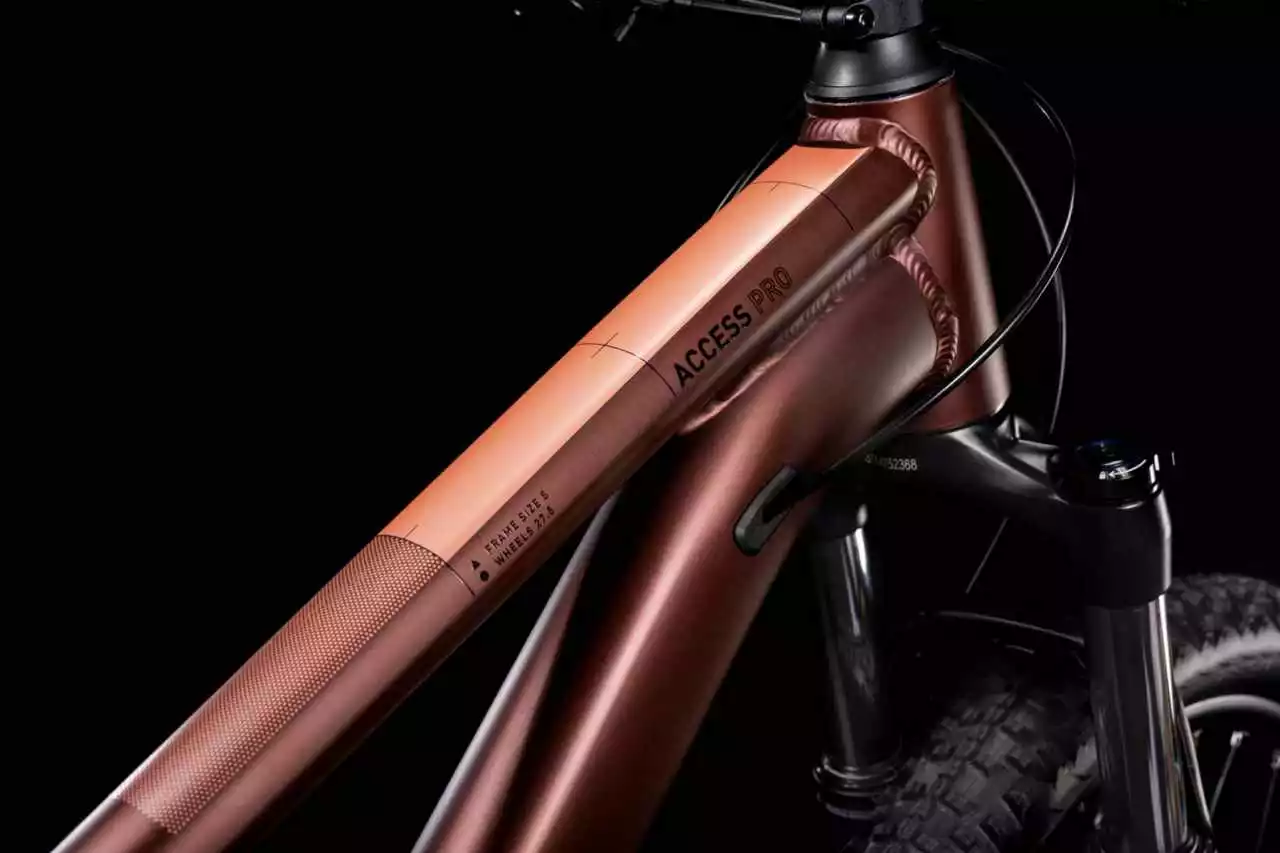 Cube Access WS Pro Rubymetal N Pink Hardtail Mountainbike Damen Lackschaden – Bild 4