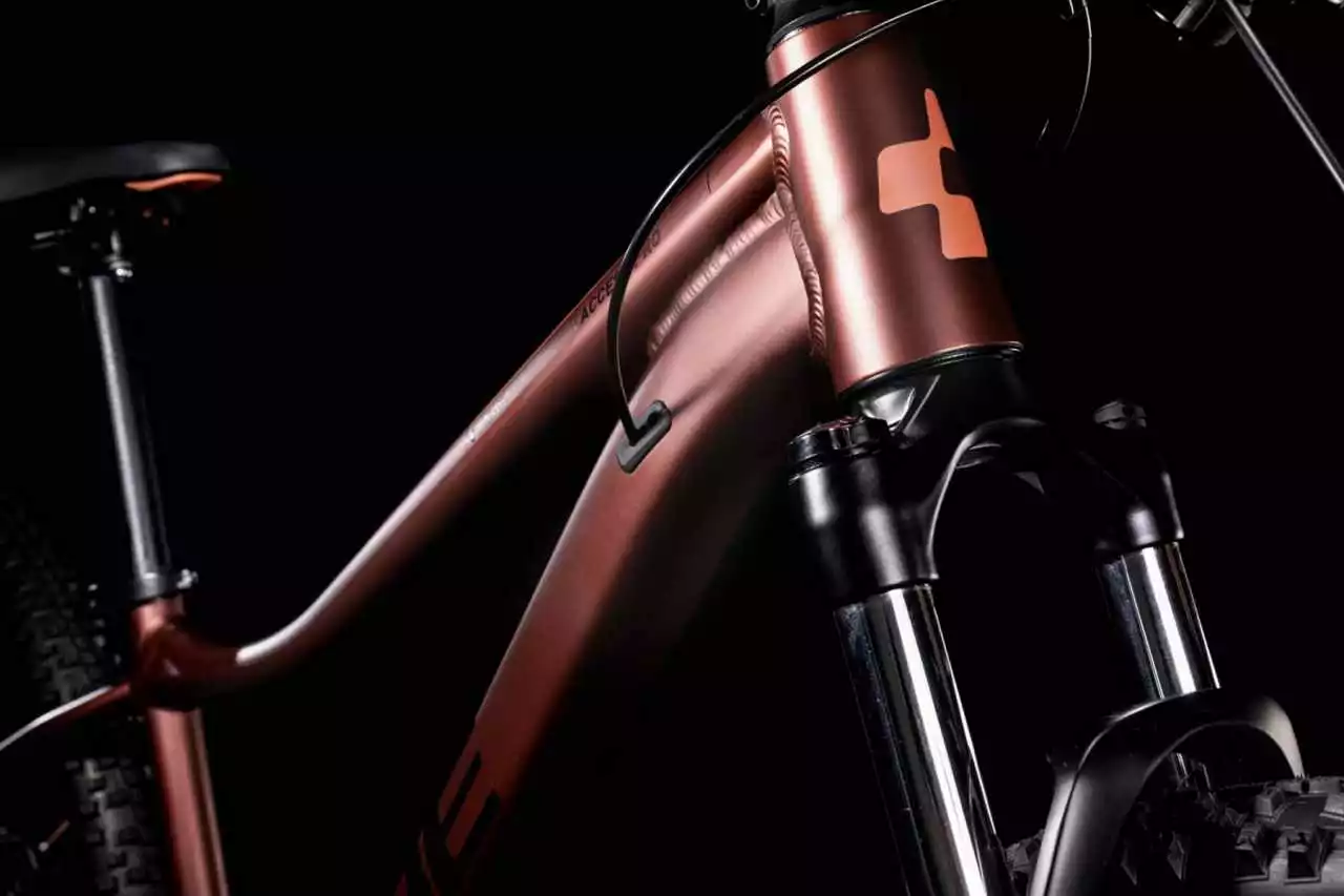 Cube Access WS Pro Rubymetal N Pink Hardtail Mountainbike Damen Lackschaden – Bild 7