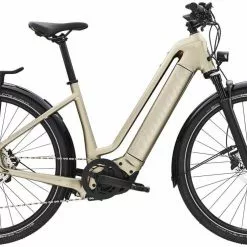 Diamant Zouma Deluxe+ TIE Alvitgrau Metallic E-Bike Trekkingrad Tiefeinsteiger