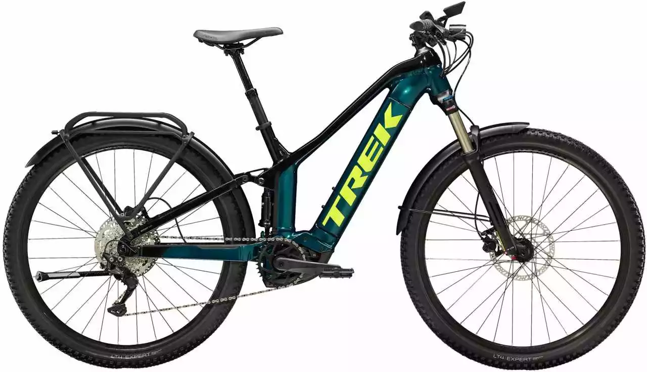 Trek Powerfly FS 4 Equipped Dark Aquatic / Trek Black E-Bike Fully Mountainbike