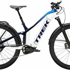 Trek Powerfly FS 9 Equipped Crystal White / Alpine-Dark Blue Fade E-Bike Fully Mountainbike