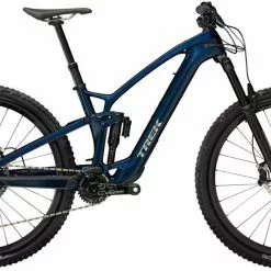 Trek Fuel EXe 9.8 GX AXS 360Wh Mulsanne Blue E-Bike Fully Mountainbike