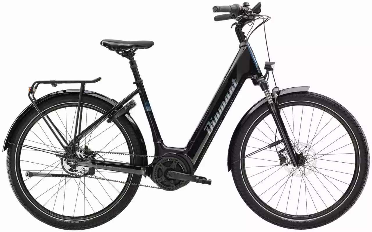 Diamant Beryll Esprit Gen 3 TIE 725Wh Tiefschwarz E-Bike Trekkingrad Tiefeinsteiger