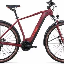 Cube Nuride Hybrid Performance 625 Allroad Darkred N Red E-Bike Hardtail Mountainbike