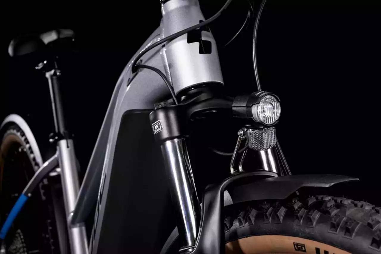 Cube Reaction Hybrid Performance 625 Allroad Polarsilver N Blue E-Bike Hardtail Mountainbike – Bild 5