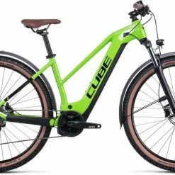 Cube Reaction Hybrid Performance 500 Allroad Shinyapple N Black E-Bike Hardtail Mountainbike Damen