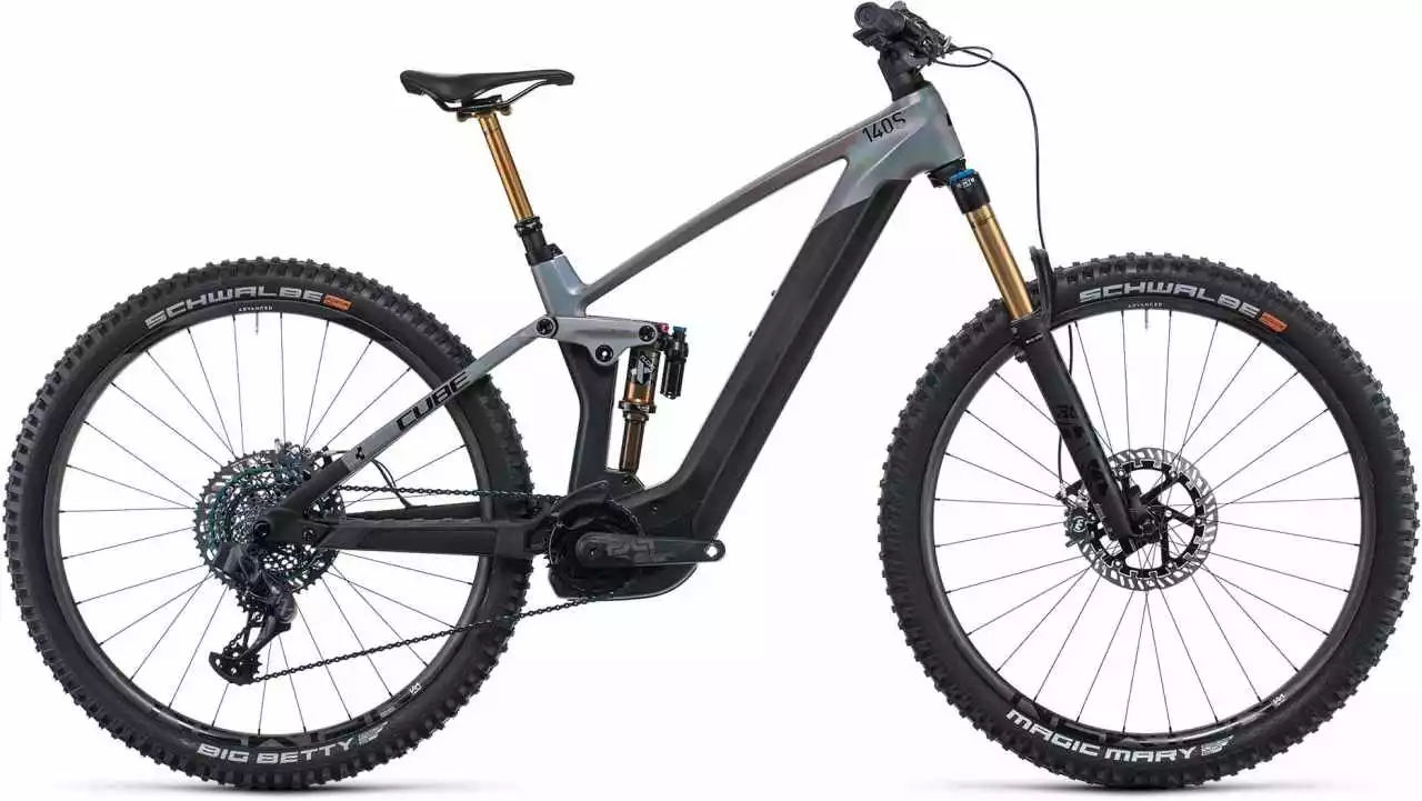 Cube Stereo Hybrid 140 HPC SLT 750 29 Prizmsilver N Carbon E-Bike Fully Mountainbike