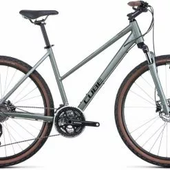Cube Nature Pro Silvergreen N Black Crossrad Damen