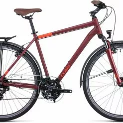 Cube Touring Darkred N Red Trekkingrad Herren